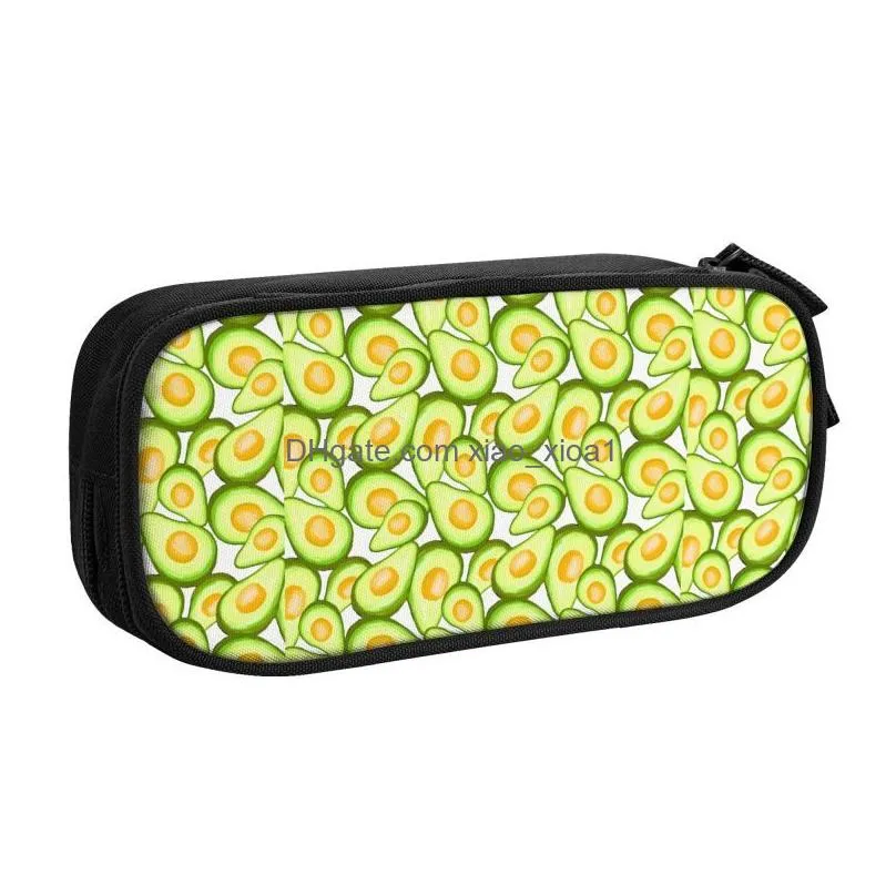 Wholesale Wholesale Avocado Fruit Avocado Pencil Case With Large Capacity  For Girls And Boys Funny Green Pattern School Accessory Bag With Drop  Delivery DHK2A From Xiao_xiao1, $9.99